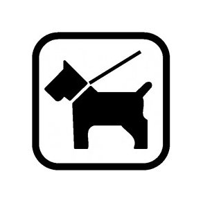 Huns i snor 20x20 cm