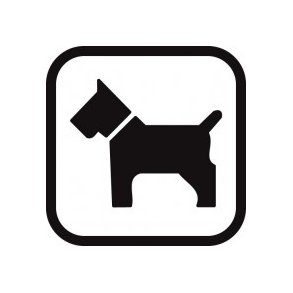 Hund tiladt 20x20 cm
