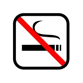 Rygning forbudt 20x20 cm