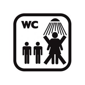 Sanitets afd. brn 20x20 cm