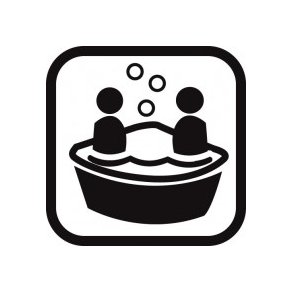 Spa - boblebad 20x20 cm