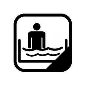 Svmmebassin med betaling 20x20 cm