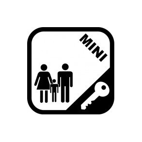 Familierum mini 20x20 cm