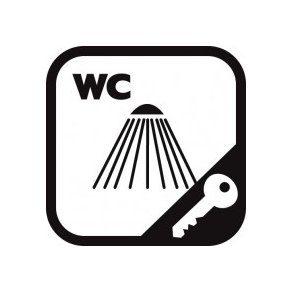 Wc / bad - udlejning 20x20 cm