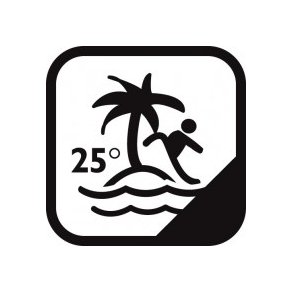 Vandland med betaling 20x20 cm