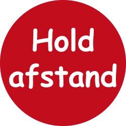 Hold afstand gulvklber DK / GB